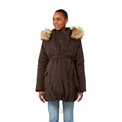 Rachel - 3 in 1 Maternity Coat With Belt