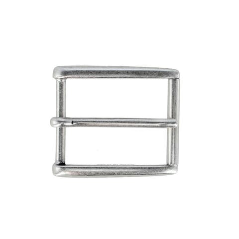 35mm Rectangular Classic Solid Brass Roller Harness Belt Buckle