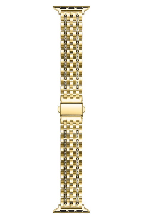 Remy Rhinestone & Stainless Steel Apple Watch® Watchband