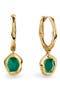  18Ct Gold Vermeil / Green Onyx
