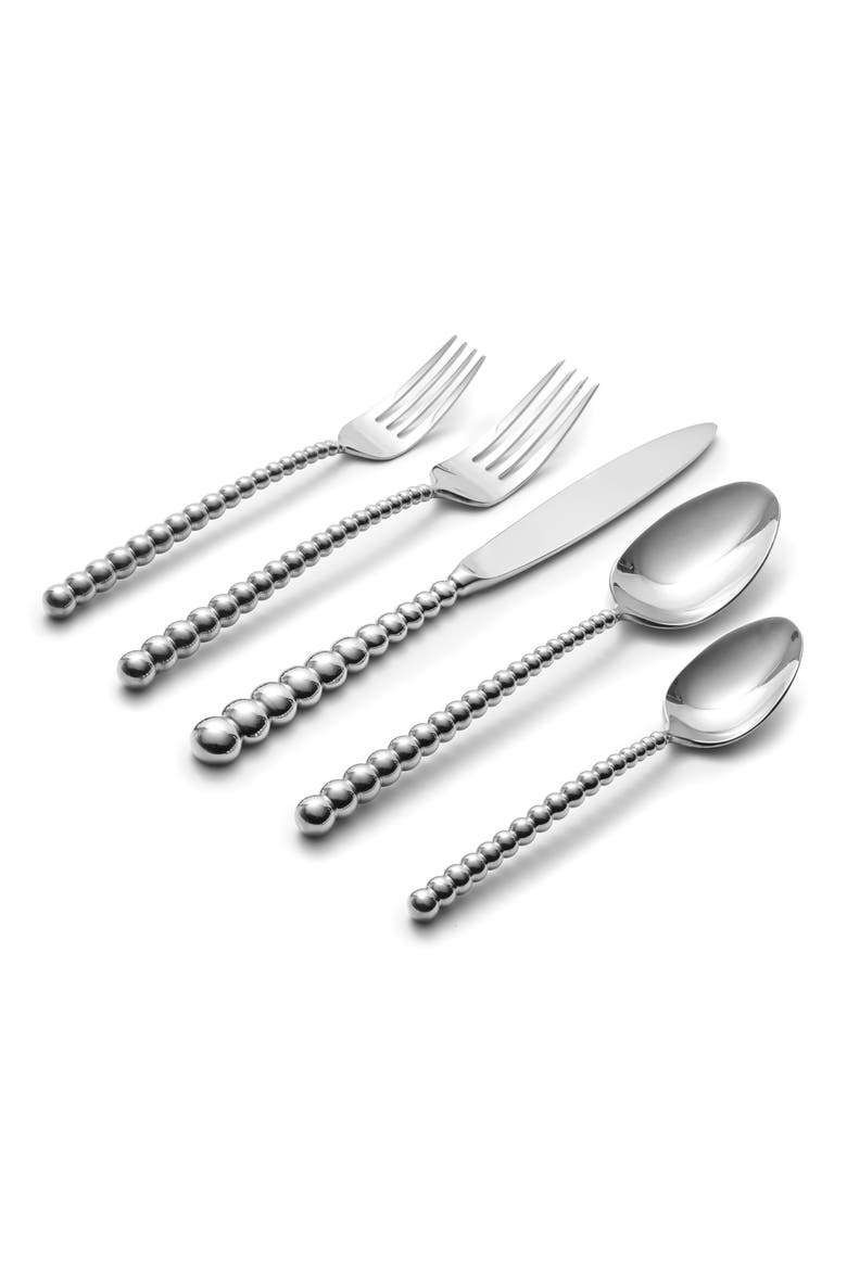 Rondure Mirror 20-Piece Flatware Set, Alternate, color, SILVER