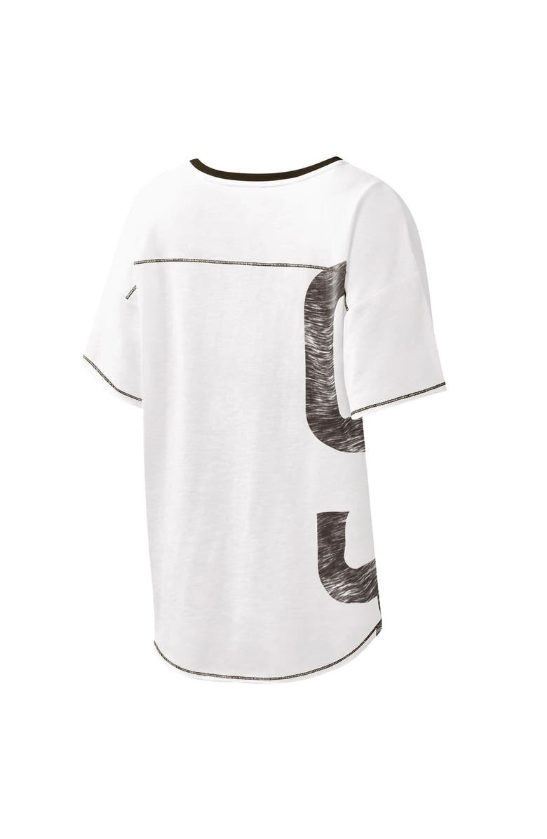 STARTER Women's Starter White San Diego Padres Perfect Game V-Neck T-Shirt, Alternate, color, 