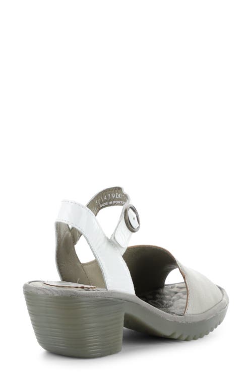 FLY LONDON FLY LONDON WELY BLOCK HEEL ASYMMETRIC SANDAL 