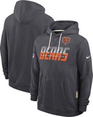Nike Men's Nike Charcoal Chicago Bears Sideline Standard Issue Top Prospect Dri-FIT Hoodie