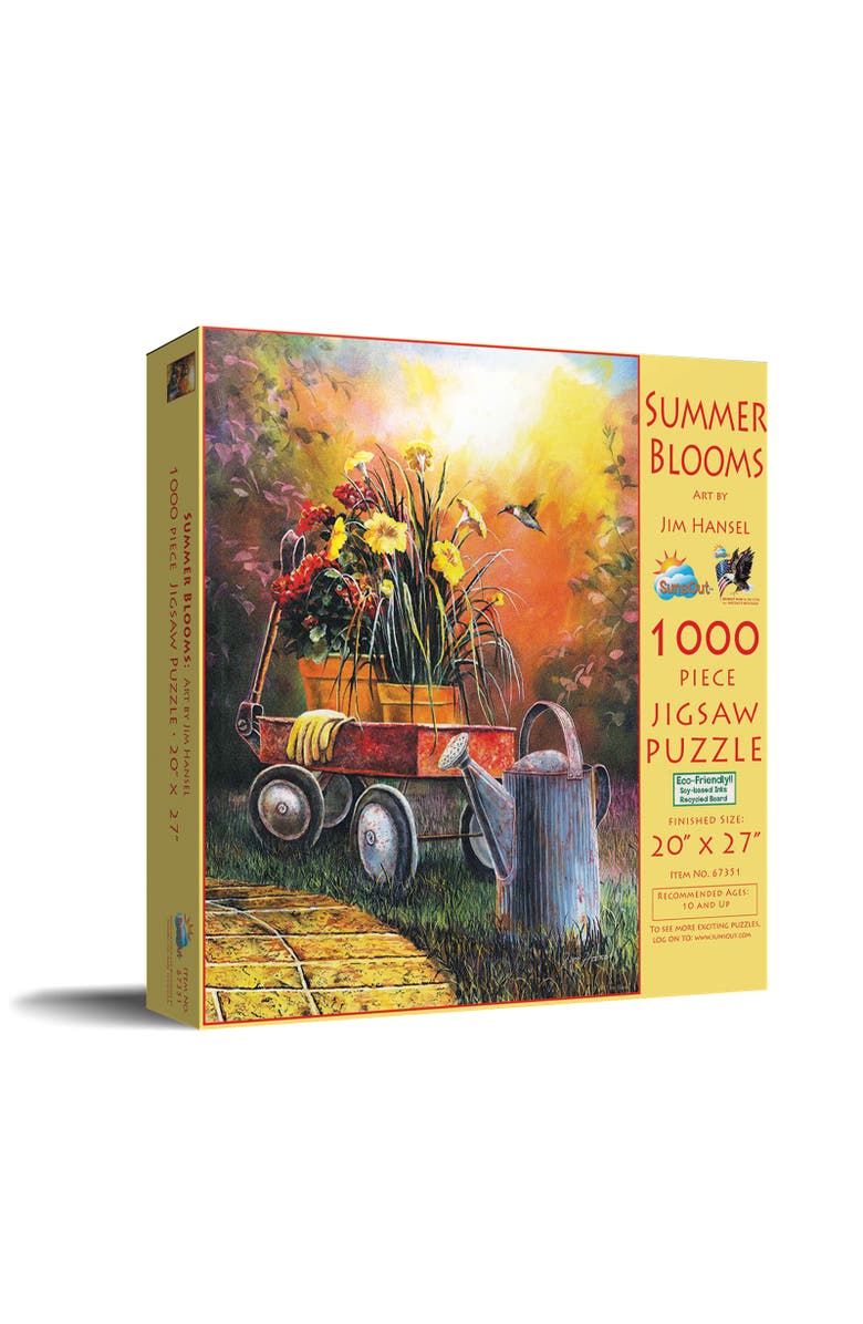Sunsout Summer Blooms 1000 piece Jigsaw Puzzle for Adults, Main, color, Multicolor