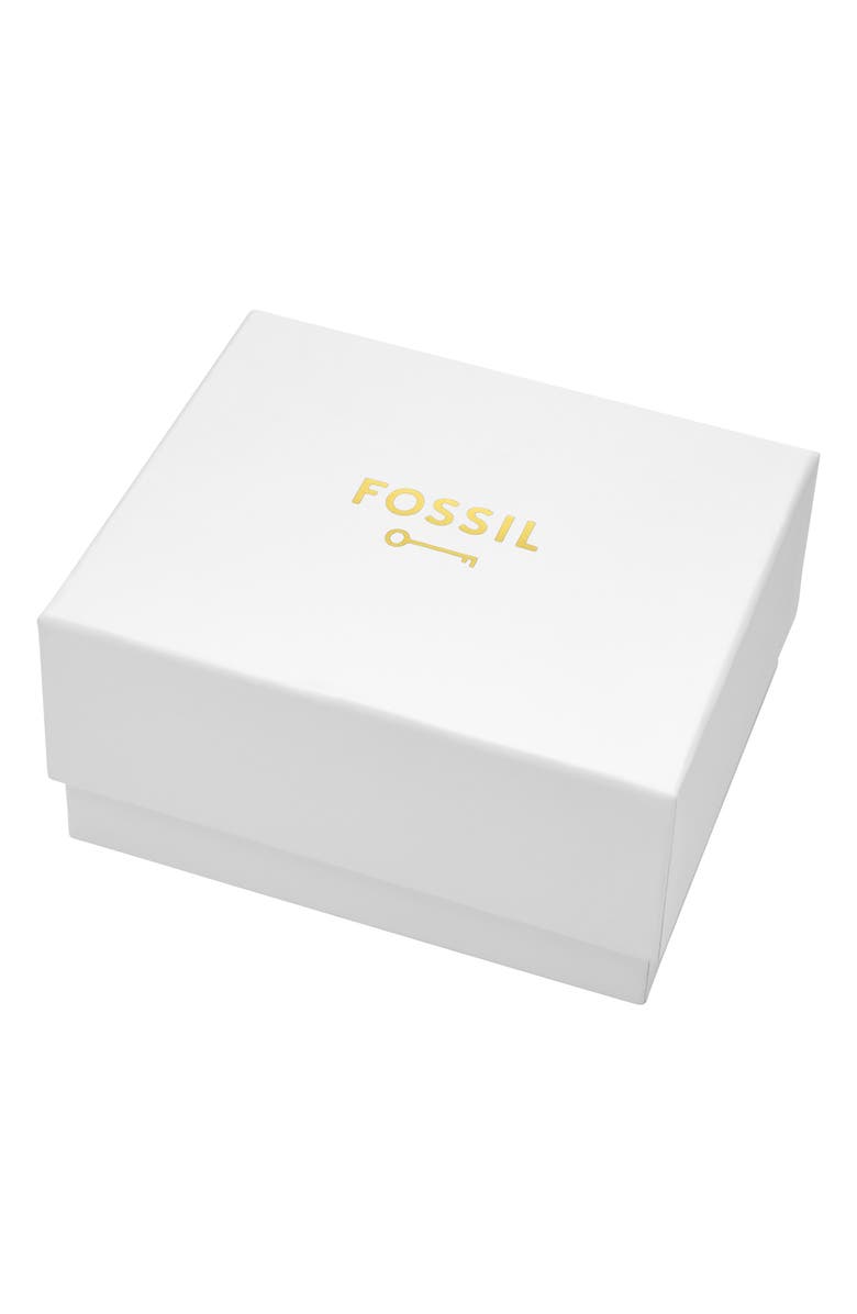 Fossil Luther Three-Hand Interchangeable Strap Gift Set, Alternate, color, Silver