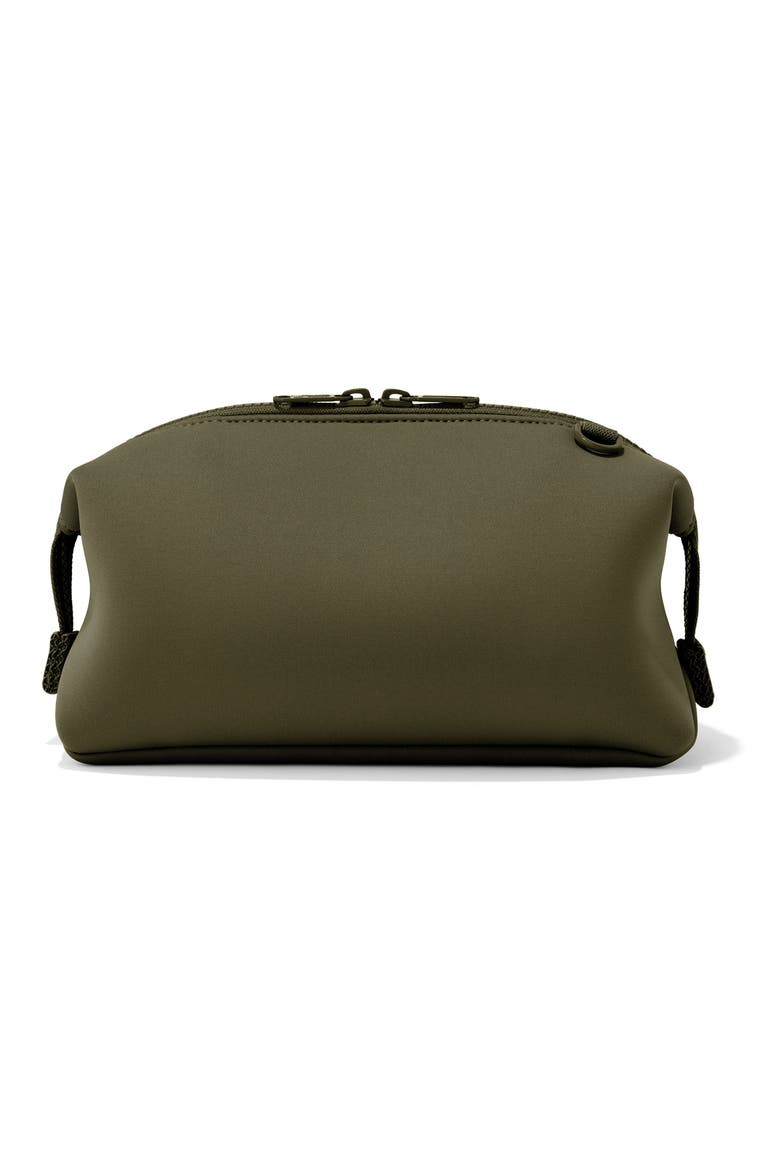 Hunter Large Neoprene Toiletry Bag, Alternate, color, DARK MOSS