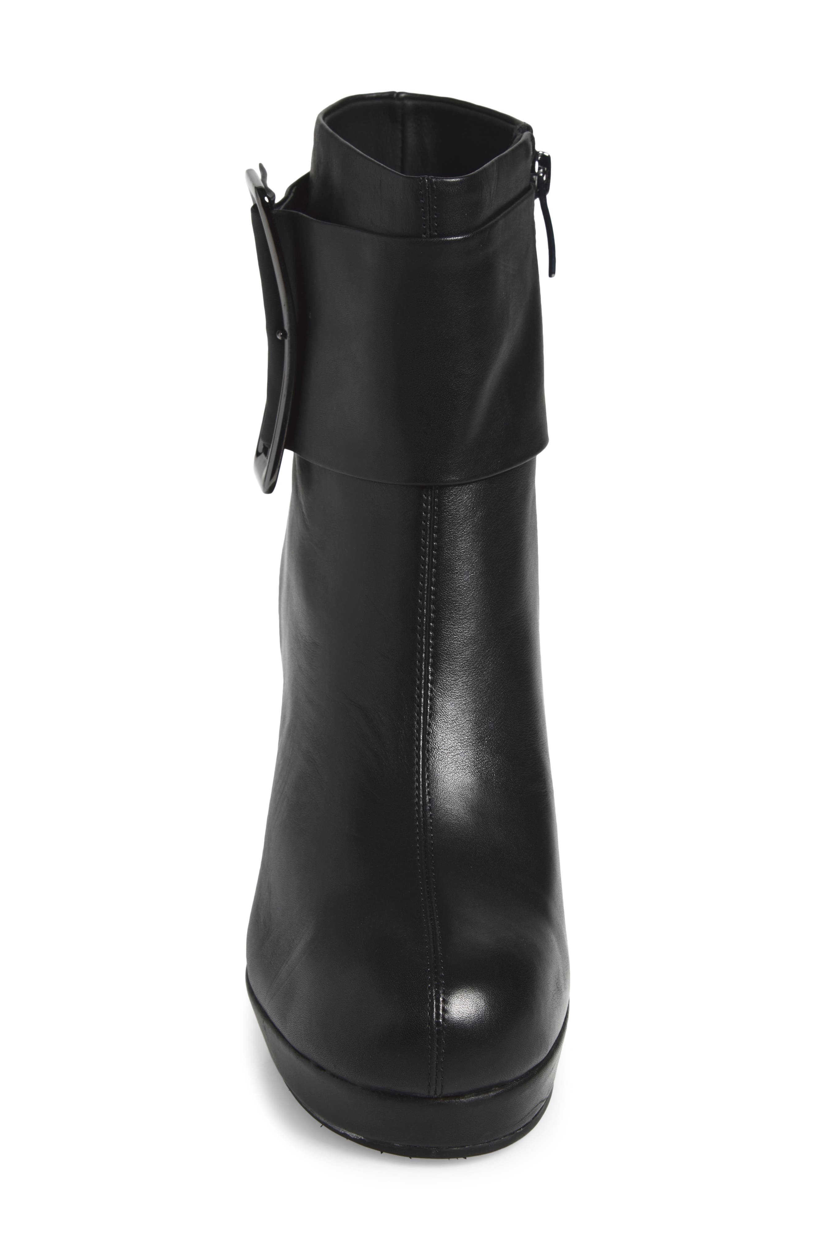 Isabella Leather Boot, Alternate, color, BLACK LEATHER