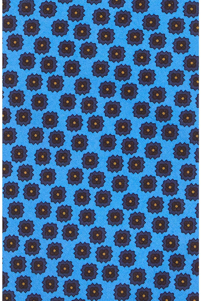 Floral Silk Tie, Alternate, color, SKY BLUE