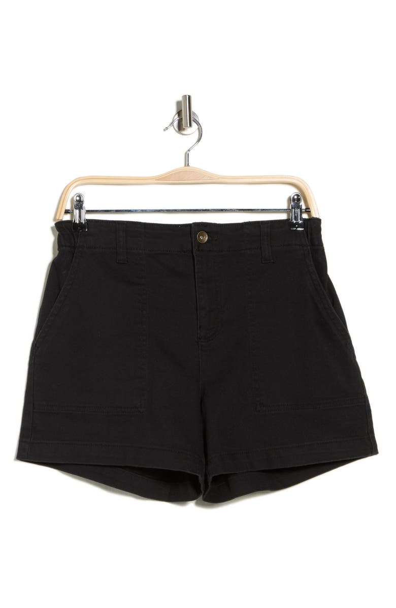 Sanctuary Socialize Denim Shorts, Main, color, Black