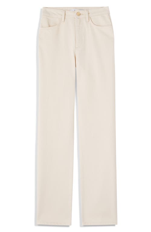 Lk Bennett Clara Straight Leg Jeans In Ecru