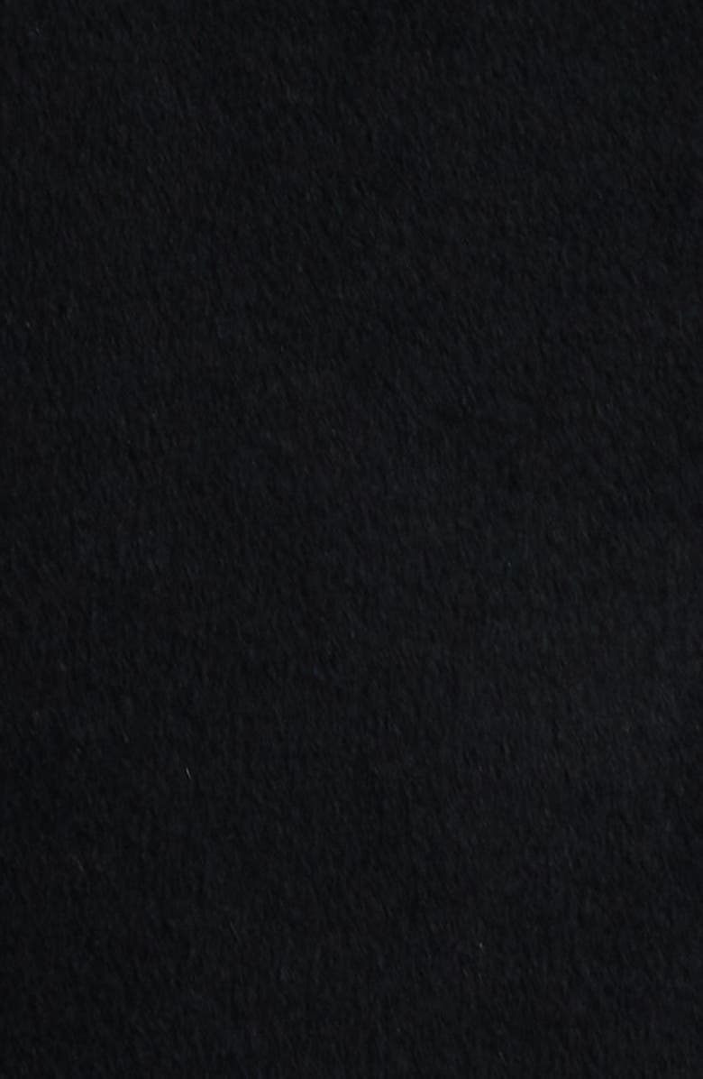 Michael Kors Fitted Longline Coat, Alternate, color, Black