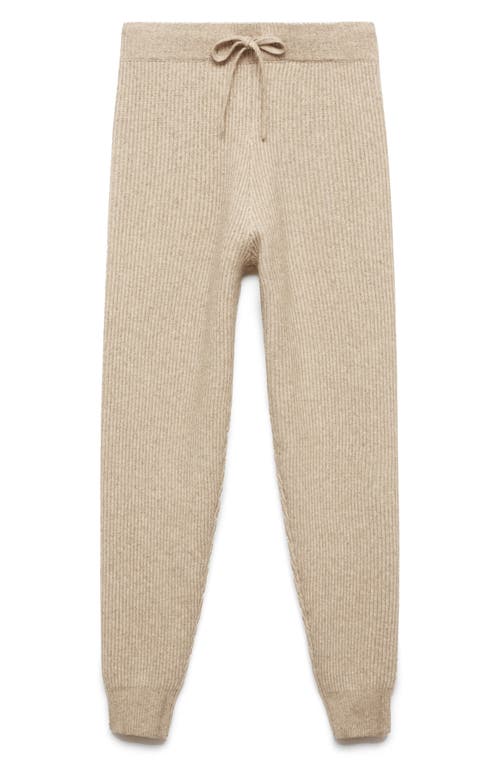 MANGO MANGO KNIT JOGGERS