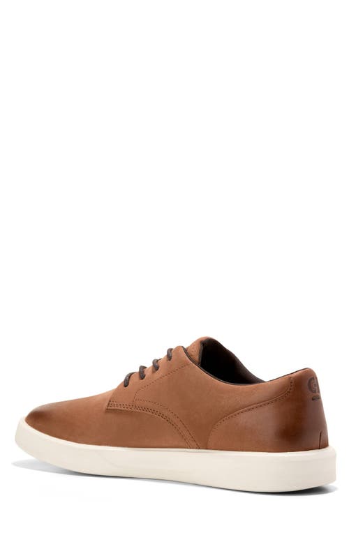 Cole Haan Grand Crosscourt Daily Plain Toe Sneaker In Brown