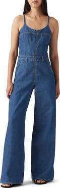 Levi's Bustier Zip Denim Jumpsuit