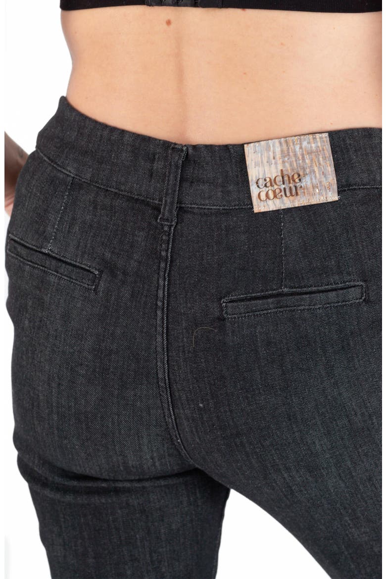Sabrina High Waist Flare Maternity Jeans, Alternate, color, BLACK