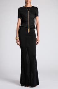 TOM FORD Open Back Double Knit Dress