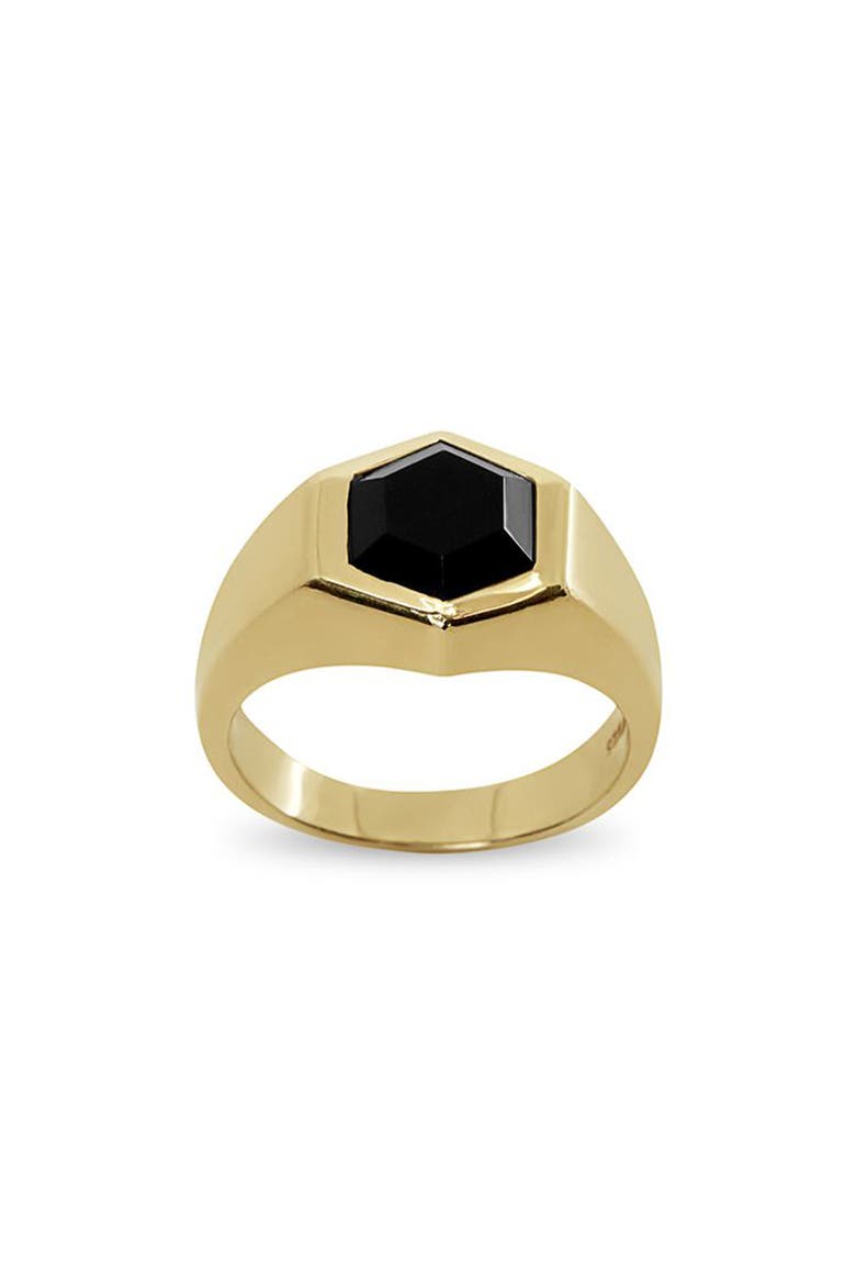 The Onyx Rico Ring, Main, color, GOLD