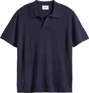 NN07 Ryan 6311 Cotton & Linen Johnny Collar Polo