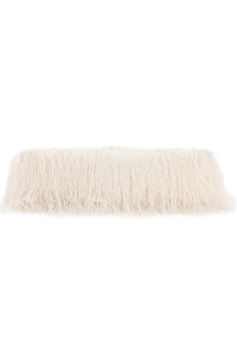 Dries Van Noten Fringe Clutch, Alternate, color, Ivory 6