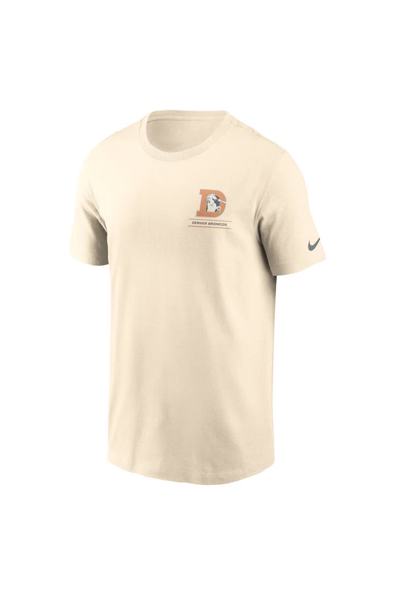 Men's Nike Natural Denver Broncos Freestyle Essential T-Shirt, Alternate, color, Natural