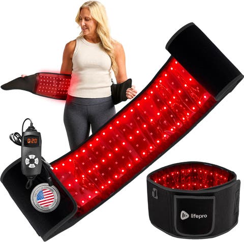 Red Light Therapy Belt 660nm & 850nm Infrared Belt for Pain Relief & Wellness
