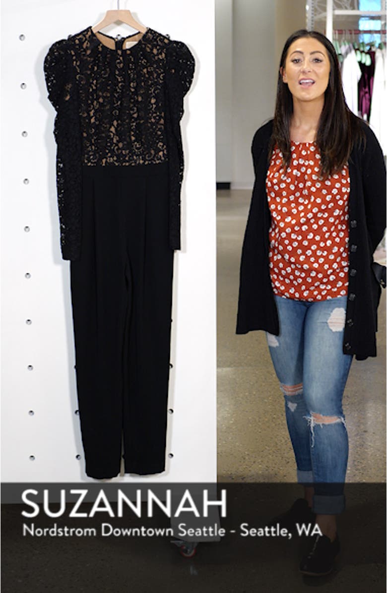 Black Lace Jumpsuit, sales video thumbnail