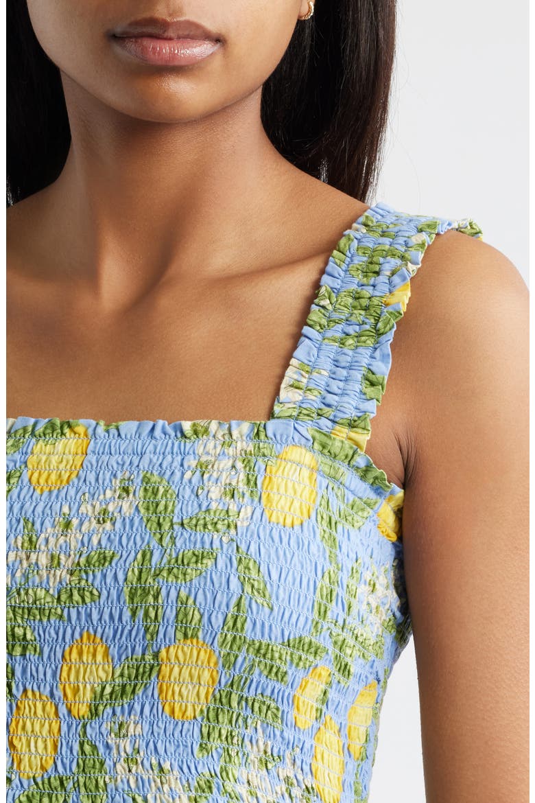Alice Tiered Sundress, Alternate, color, LEMON DROP