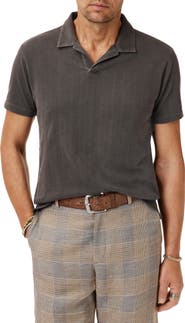 John Varvatos Zion Jacquard Cotton Polo