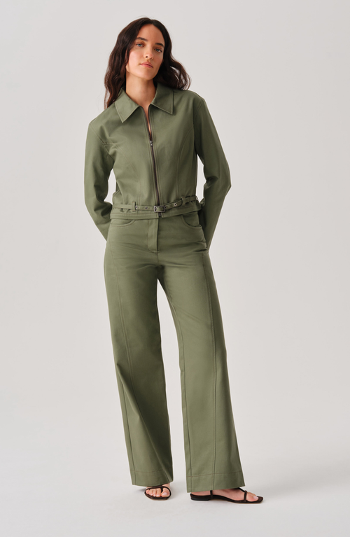 Leman Mercer Sloane Jacket In Green