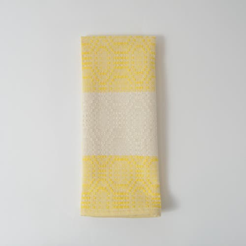 Maadili Collective Homestead Hand Towel In Yellow