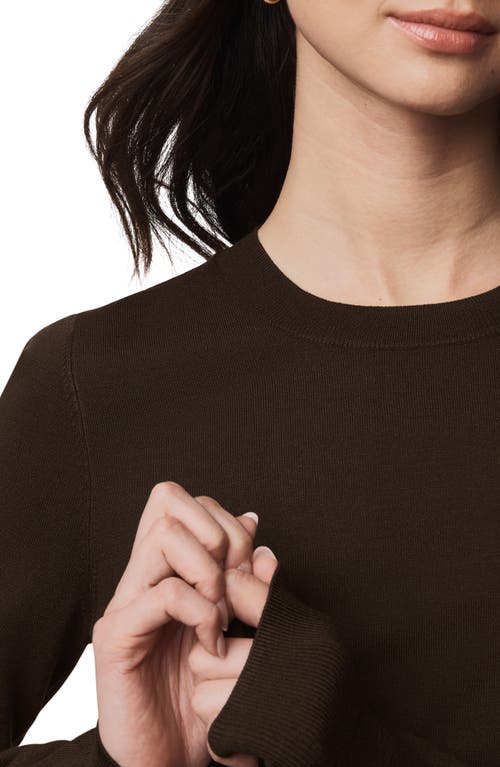 Splendid Rosanna Crewneck Sweater In Brown