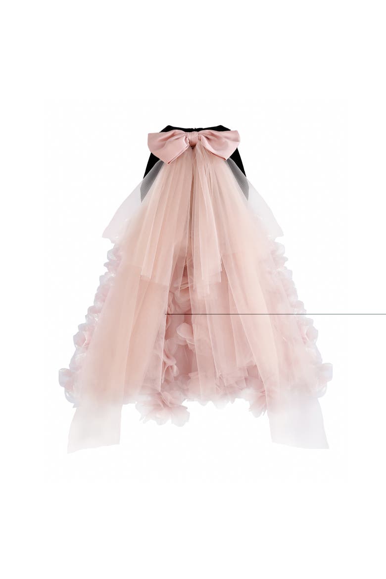 Valentina Tulle Bow Gown, Alternate, color, Pink