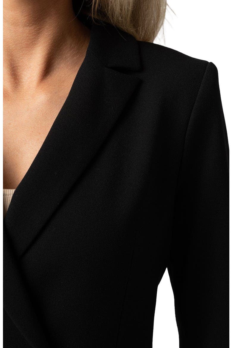 Cambridge Blazer Crepe, Alternate, color, black