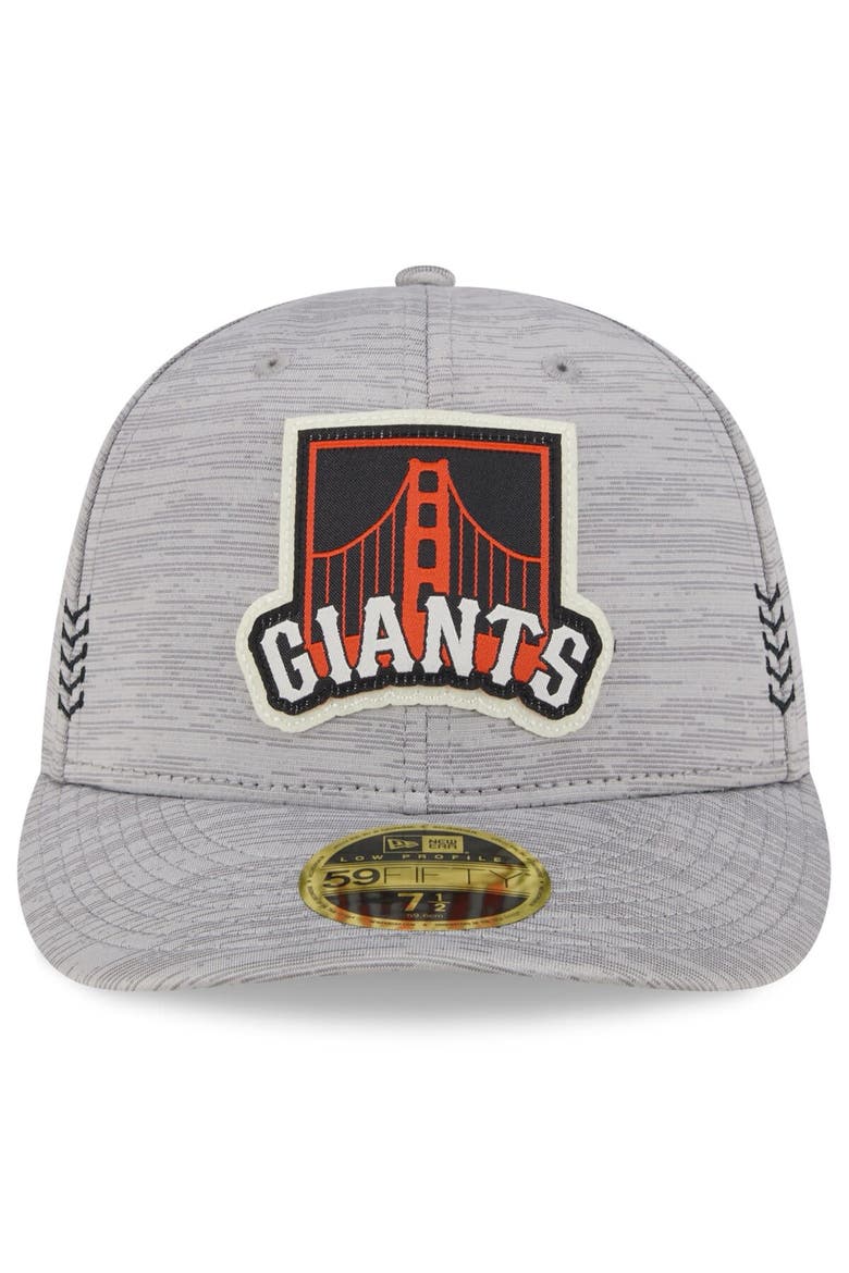 Men's New Era  Gray San Francisco Giants 2024 Clubhouse Low Profile 59FIFTY Fitted Hat, Alternate, color, Heather Gray