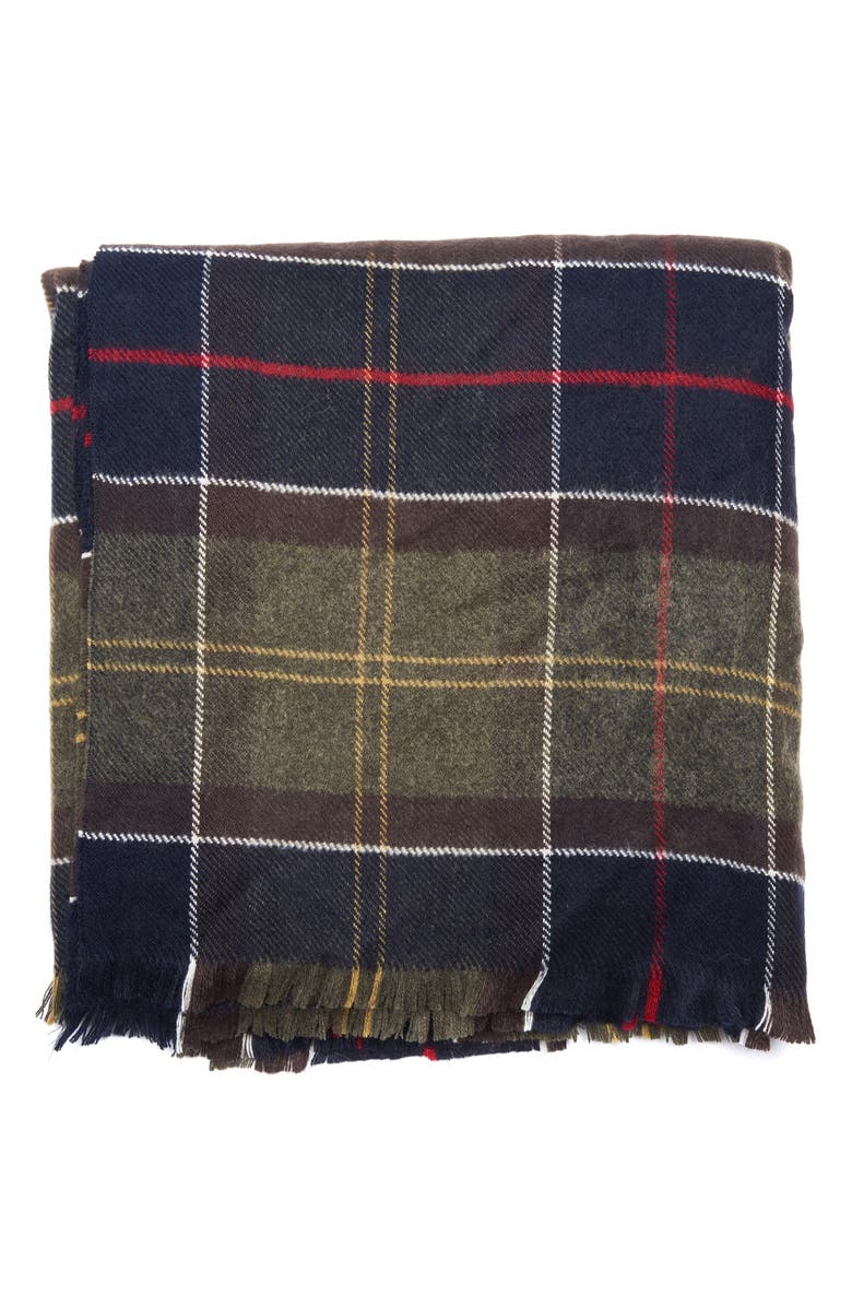 Barbour Staffin Tartan Poncho, Alternate, color, 