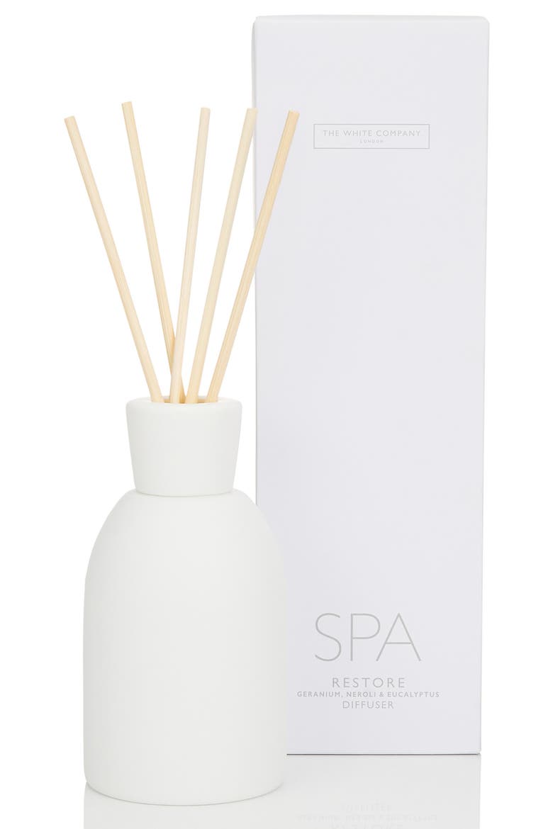 Spa Restore Reed Diffuser, Main, color, WHITE