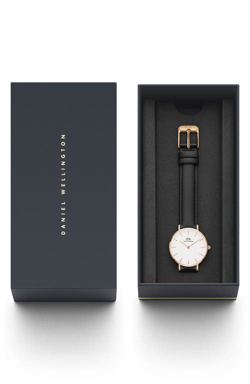 Daniel Wellington Classic Petite Leather Strap Watch, 28mm In Multi