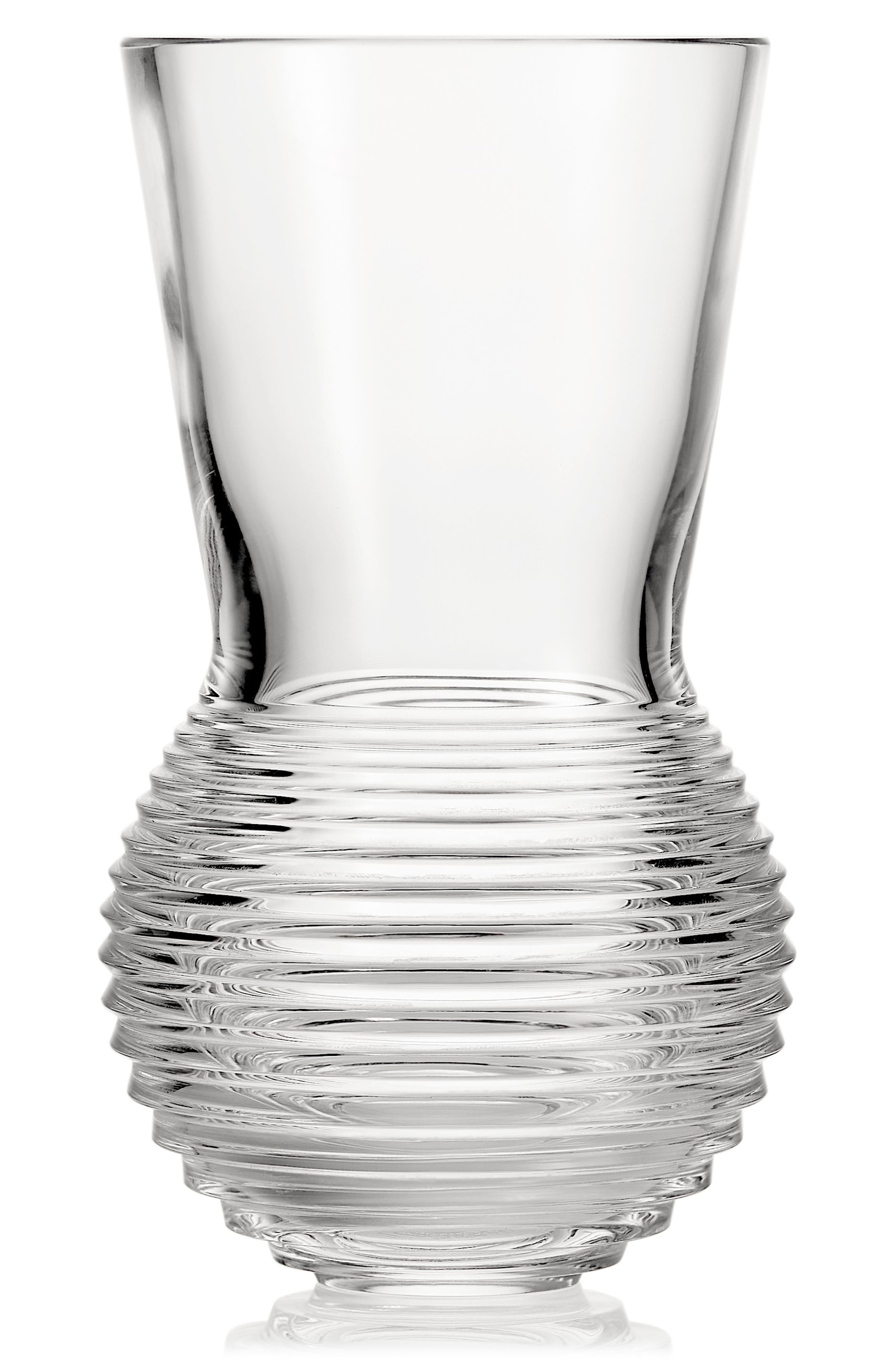Waterford Circon Crystal Vase In Transparent