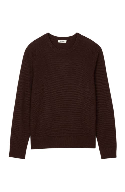 Sandro Textured Knit Sweater In Brown