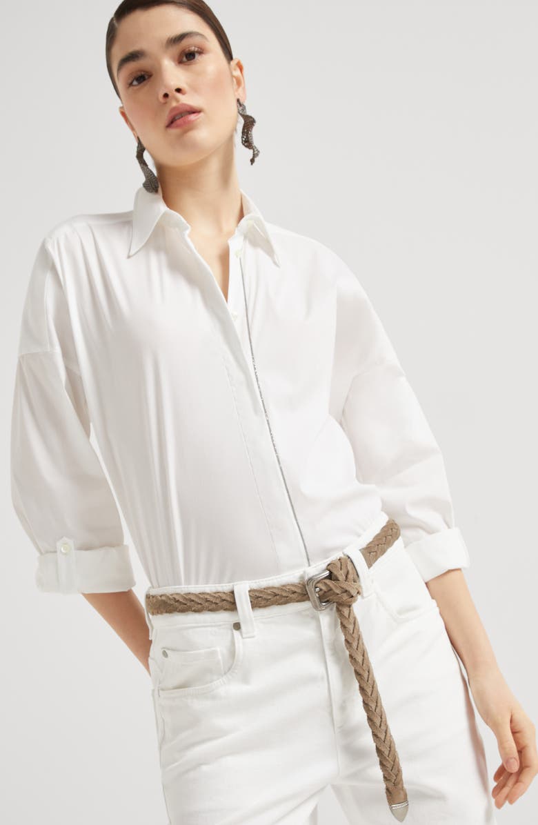 Brunello Cucinelli Poplin shirt, Alternate, color, 