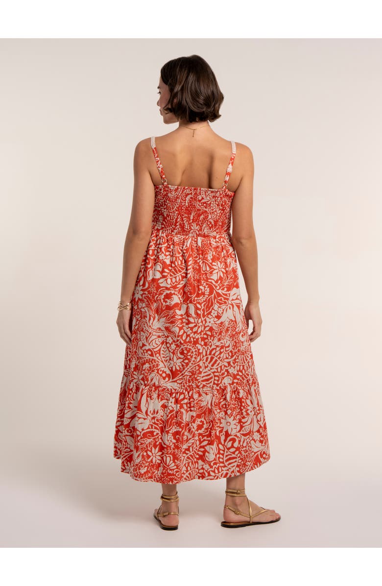 Brakeburn Catarina Maxi Dress, Alternate, color, Coral