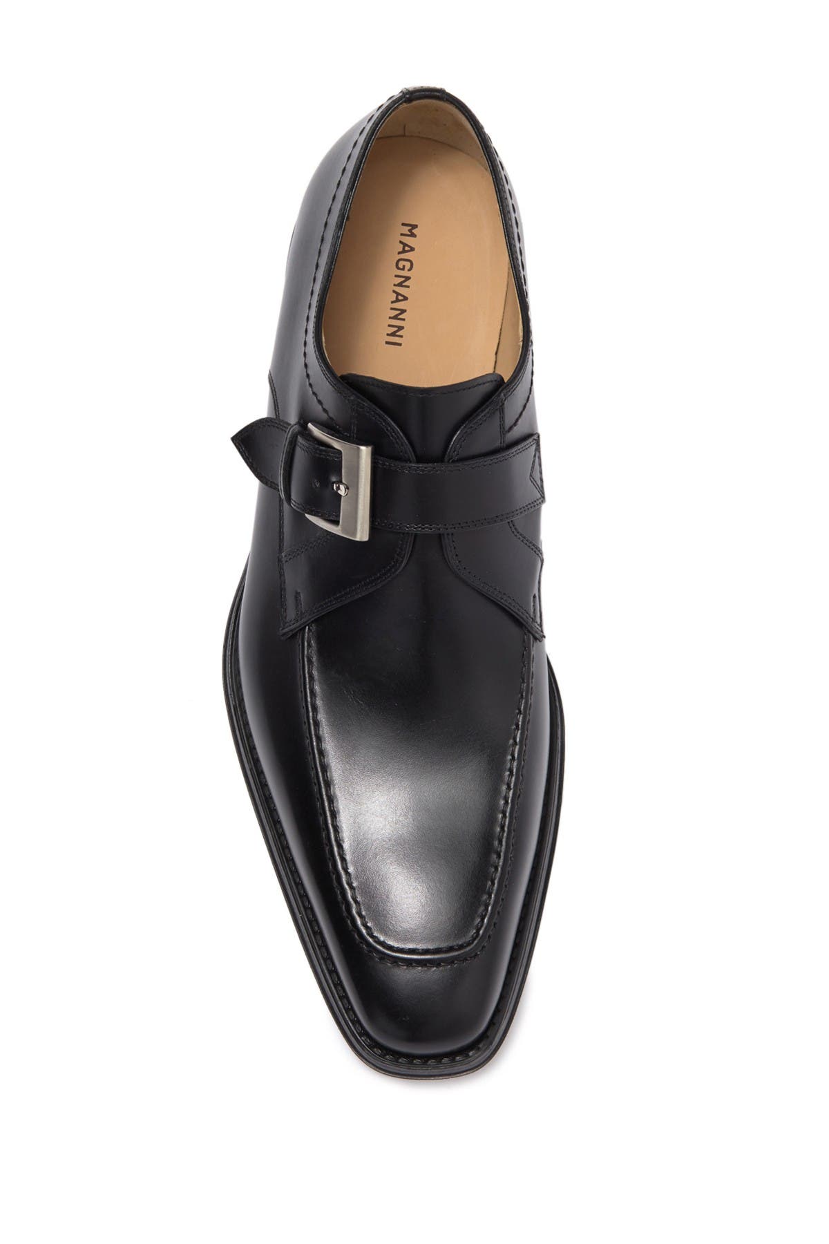 Magnanni Mauricios Monk Strap Loafer - Wide Width Available, Alternate, color, Black