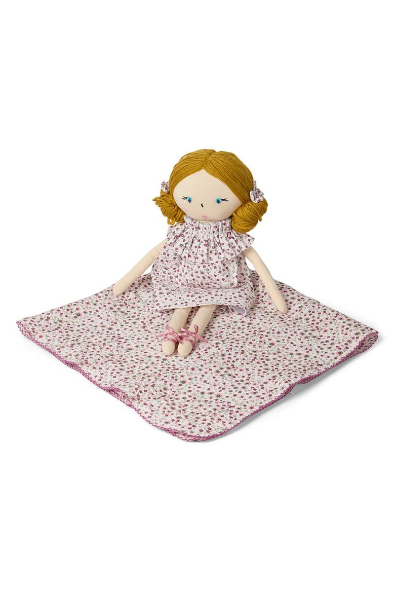 Baby "Luna" Cotton and Linen Rag Doll, Alternate, color, Winter White