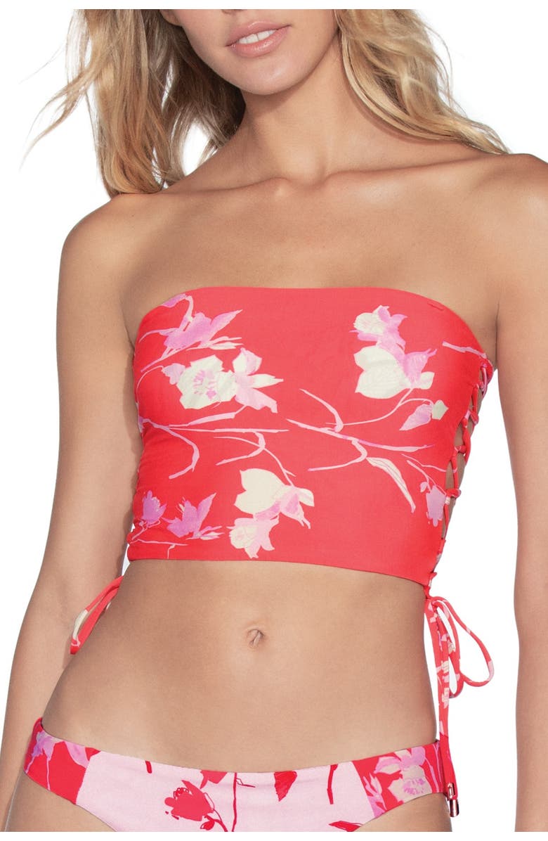 Maaji Fairy Cupid Bandeau Bikini Top, Main, color, 