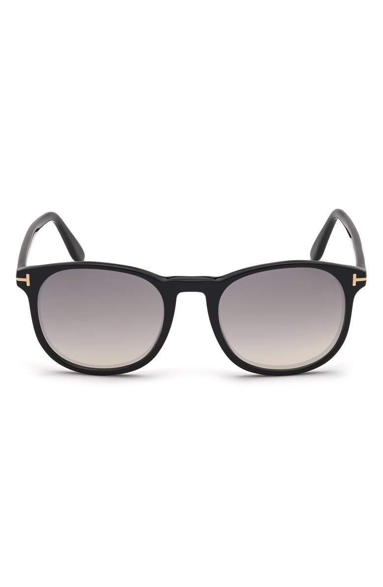 TOM FORD 53mm Gradient Round Sunglasses, Main, color,