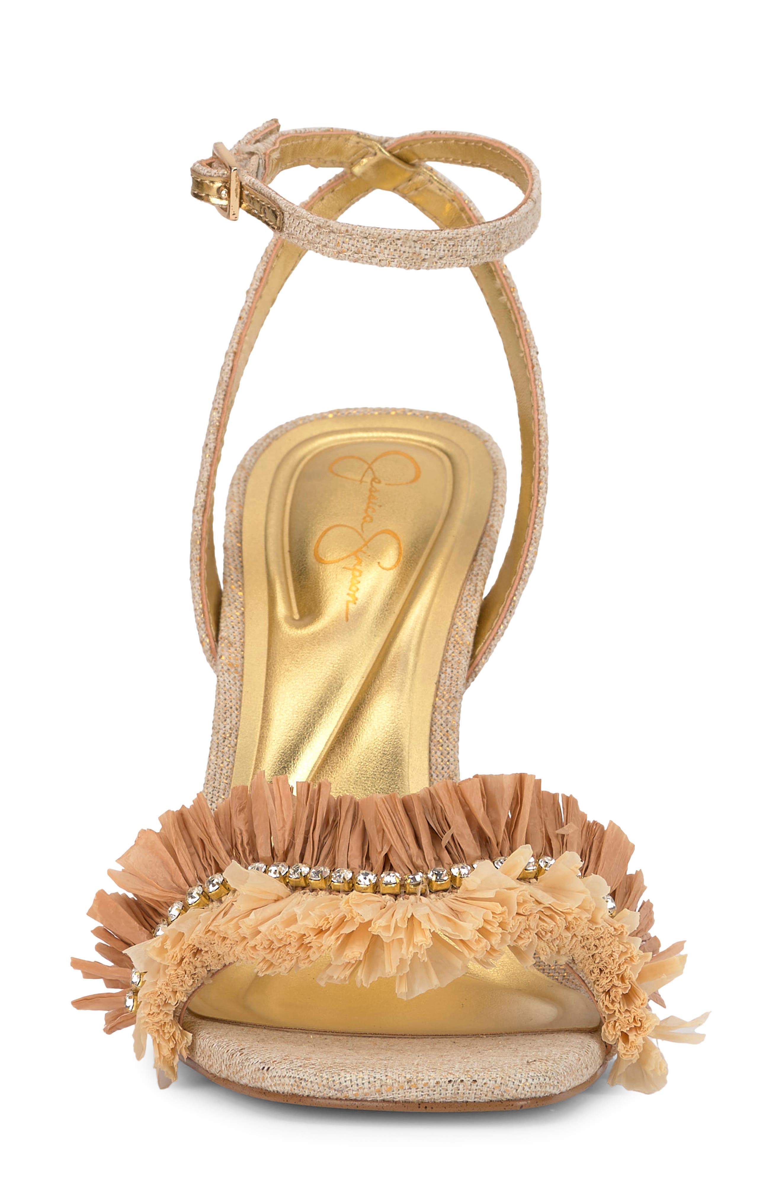 Jessica Simpson Omiena Ankle Strap Sandal, Alternate, color, Beige 01
