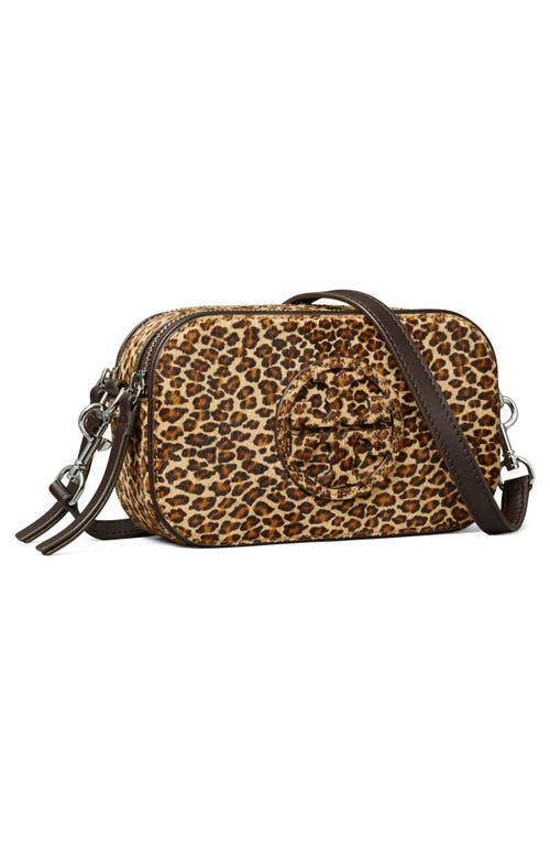Tory Burch Mini Miller Leopard Print Genuine Calf Hair Crossbody Bag In Animal Print