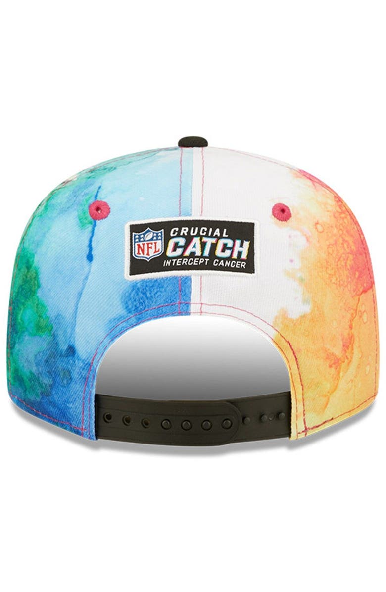 New Era Men's New Era Pink/Black Los Angeles Chargers 2022 NFL Crucial Catch 9FIFTY Snapback Hat, Alternate, color, 