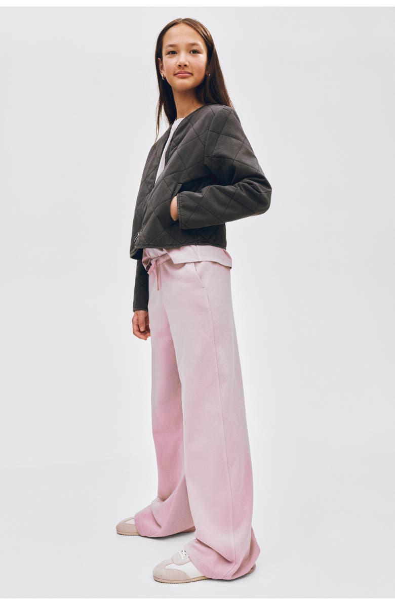 H&M Wide-leg joggers, Main, color, Light Dusty Pink